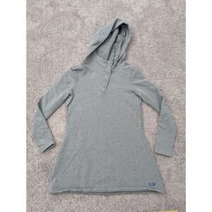 Purnell Hoodie Womens Medium Pullover‎ Sweatshirt Drawstring Gray Workwear